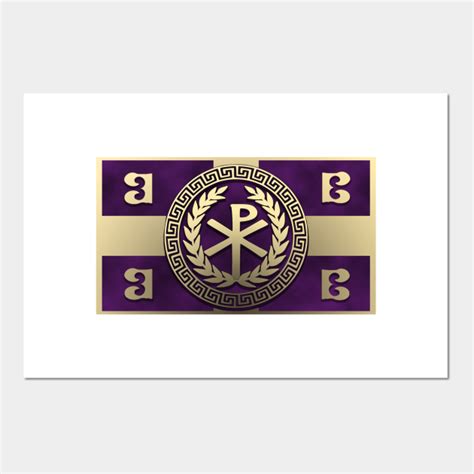 Byzantine Empire Flag of Constantinople - Byzantine Empire - Posters and Art Prints | TeePublic