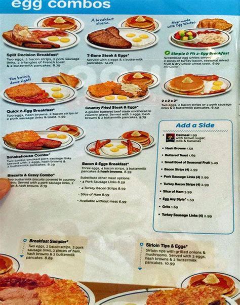 IHOP Menu, Menu for IHOP, Sandy Springs, Atlanta - Urbanspoon/Zomato