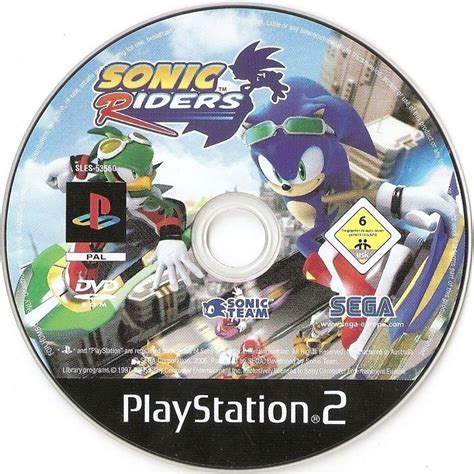 Sonic Riders (2006) GameCube box cover art - MobyGames