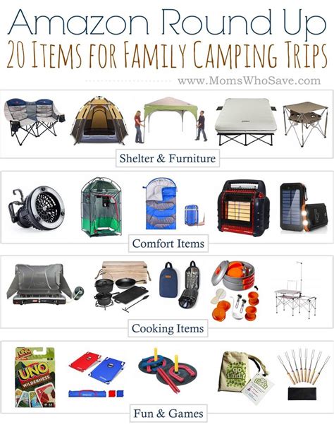 The Ultimate Family Camping Trip Checklist: 20 Items You Need | MomsWhoSave.com | Camping gear ...