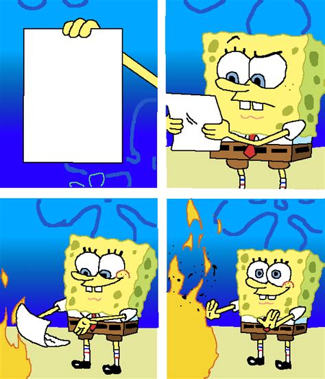 Pixilart - SpongeBob Meme Template by SpongeDrew