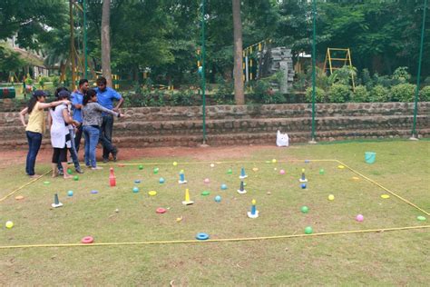 Land Mine activity is a Group, Fun Filled Activity for Corporate, friends and Family