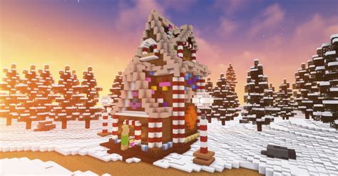 Gingerbread House Minecraft Map