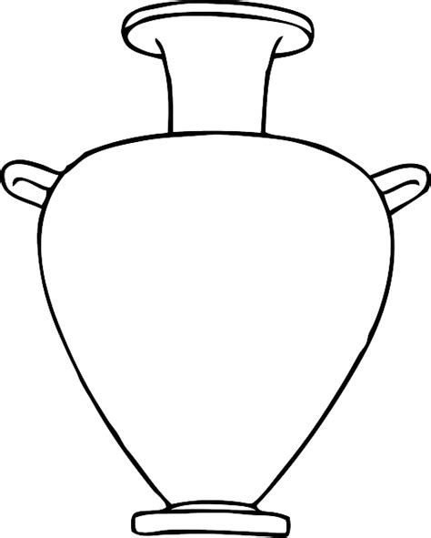 Clay Pot Outline - ClipArt Best