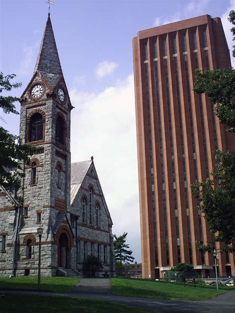 Old Chapel and DuBois Library, UMass Amherst, 2005 | felix.h | Flickr