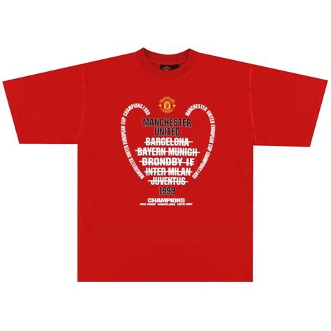 1999 Manchester United Champions League Winners Tee XL