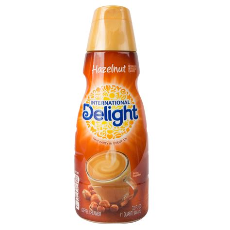 International Delight 32 fl. oz. Hazelnut Coffee Creamer - 12/Case