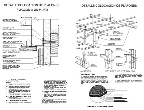 Detail drawing of suspended ceiling drawing in dwg file - Cadbull