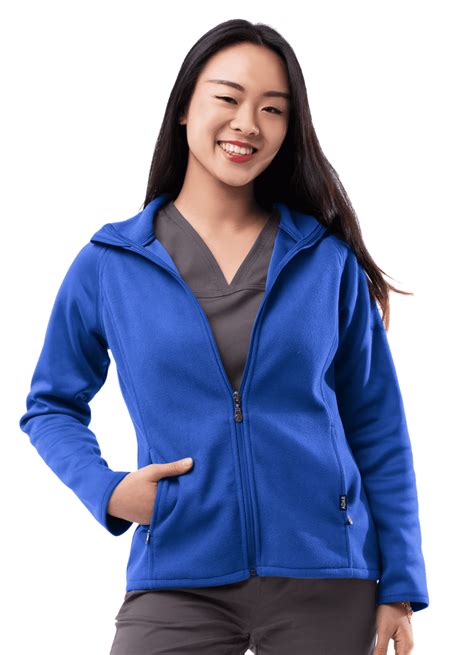 Adar Pro Fleece Jacket For Women - Bonded Fleece Warm-Up Jacket ...