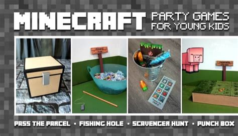 Minecraft Party Games For Kids - Moms & Munchkins