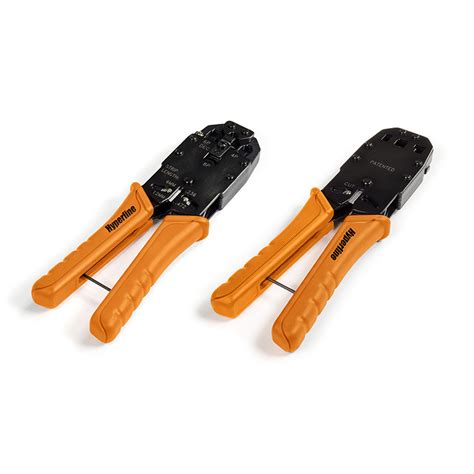 Hyperline | Professional Modular Crimping Tool for RJ11, RJ12 and RJ45 - Hyperline