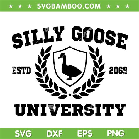 Silly Goose University Logo SVG PNG