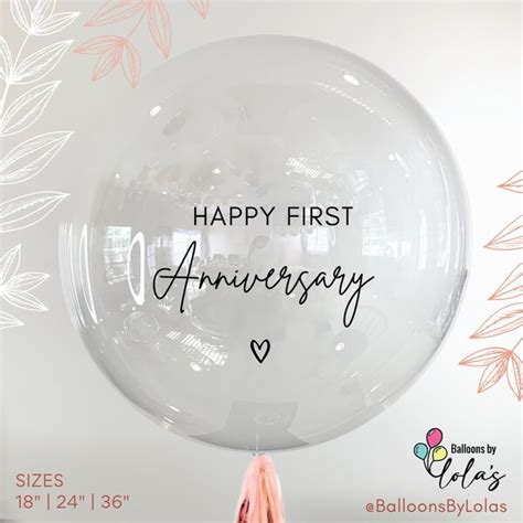 Happy Anniversary Balloons - Etsy