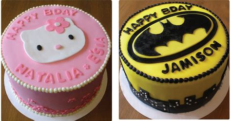 Sweet Catastrophe: Hello Kitty & Batman Birthday Cakes!