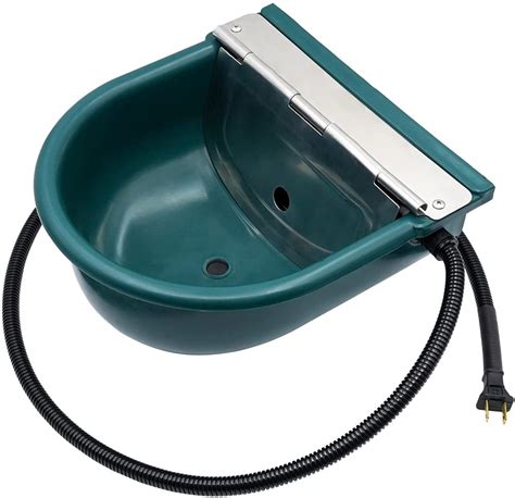 Junniu Horse Water Bowl Heater Heated Waterer Trough Automatic Watering System Water Dispenser ...