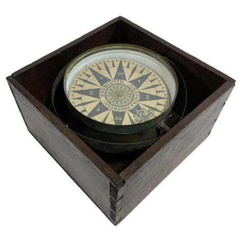 Antique Ships Compass - 73 For Sale on 1stDibs