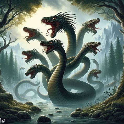 Hydra - Greek serpent slain by Heracles | mythicalcreatures.info