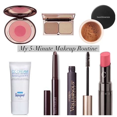 my 5 minute makeup routine working mom quick morning routine