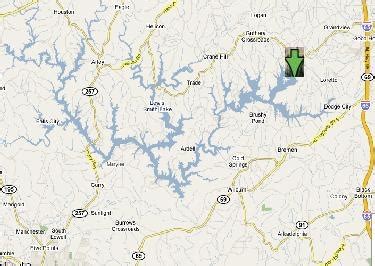 Smith Lake: Smith Lake Alabama Map