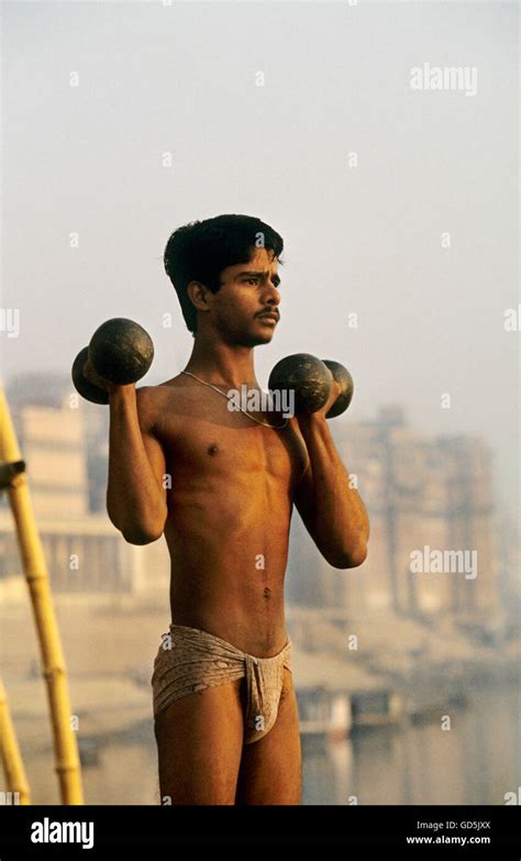 Exercise at akhara Stock Photo - Alamy