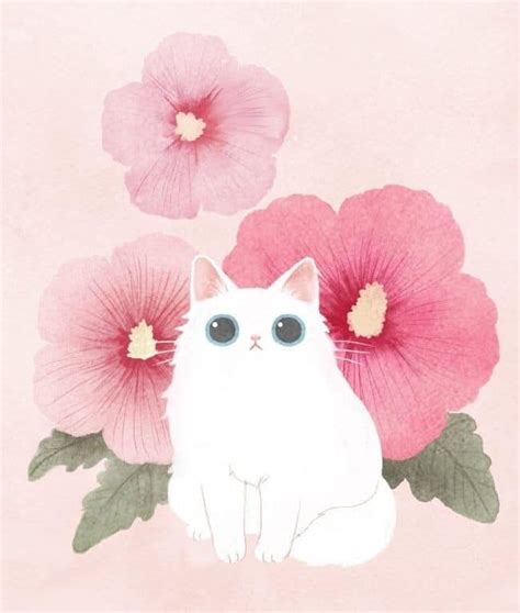 Pin by KawaMavi on Fondos UwU | Cute cat wallpaper, Cat wallpaper, Cute art