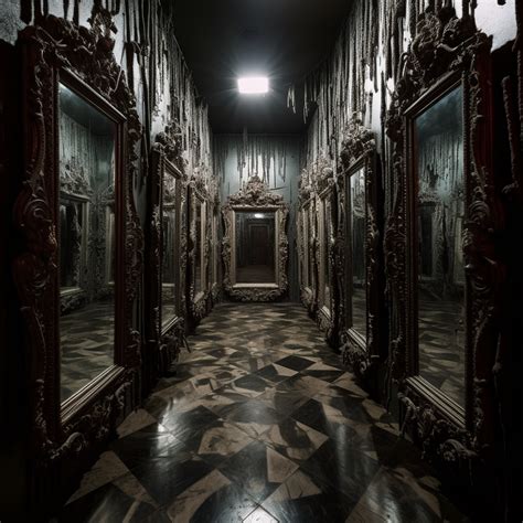 Creepy Hall of Mirrors by ObsidianPlanet on DeviantArt