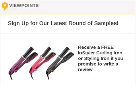 FREE InStyler Curling Iron or Styling Iron | VonBeau