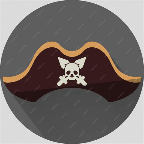 Premium Vector | Vector pirate hat 2