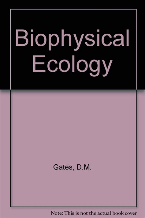 Amazon.com: Biophysical Ecology : Gates, D.M.: Movies & TV