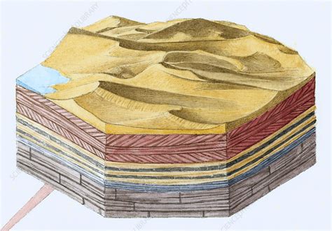 Earth formation, illustration - Stock Image - C051/8687 - Science Photo Library