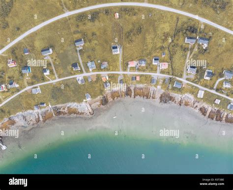 Norway, Aerial view of Senja Stock Photo - Alamy