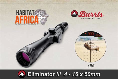 Burris Eliminator III 4-16x50mm LaserScope - Habitat Africa | Gun Shop