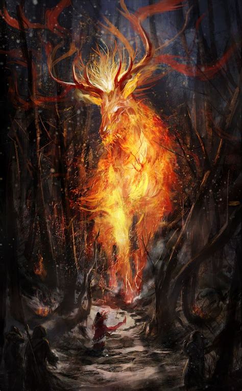 Fire Elemental by DrawingNightmare on deviantART | Fantasy creatures, Creature art, Fantasy artwork