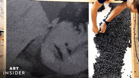 Mosaic Portraits Made From Dice | Insider Art - YouTube