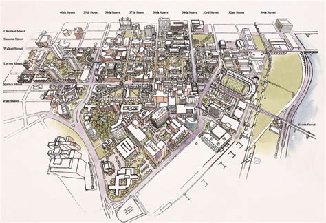 Penn State University Park Campus Map - Printable Map