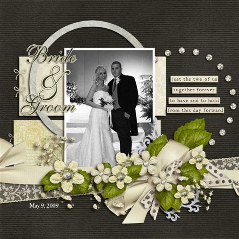 54 best Scrapbooking - Wedding Layouts images on Pinterest | Wedding scrapbook layouts ...