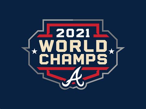 ATLANTA BRAVES - 2021 WORLD SERIES CHAMPIONS - Logo Concept by Matthew ...