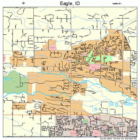 Eagle Idaho Street Map 1623410