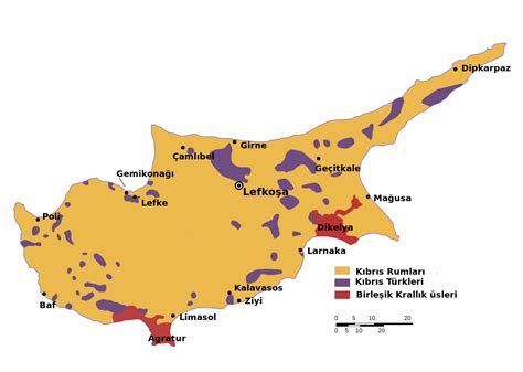 Cyprus 1973 ethnic tr - Kıbrıs Geçici Türk Yönetimi - Vikipedi | Kıbrıs, Türkler, Cyprus