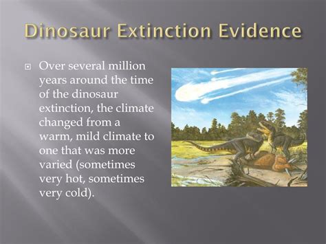 PPT - Dinosaur Extinction Evidence PowerPoint Presentation, free ...