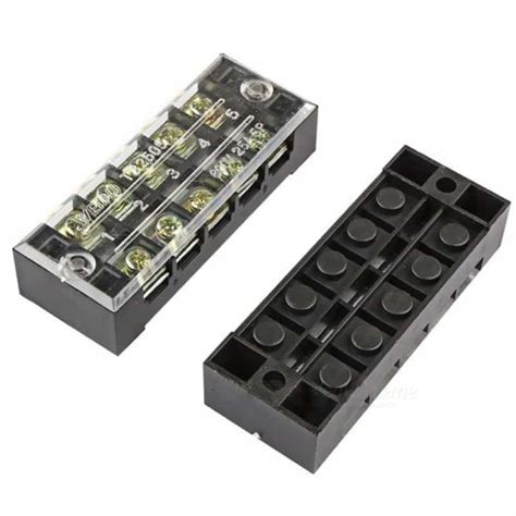 3 to 10 Position Terminal Barrier Block - 15 and 25 amp