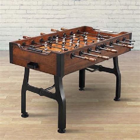 Vintage Foosball Table, Distressed Walnut Finish, Game Room, Man Cave in Sporting Goods, Indoor ...