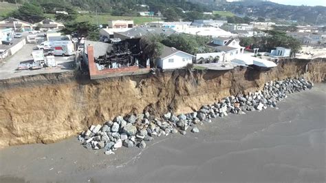 Coastal Erosion Pacifica, Ca - YouTube