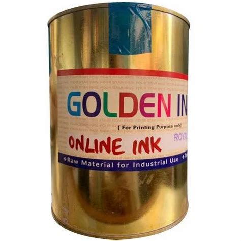 Golden Inks 8 Months Plastic Printing Ink, Ms Tin Can at Rs 248/kilogram in Chennai