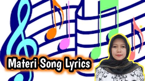 Materi Song Lyrics - YouTube