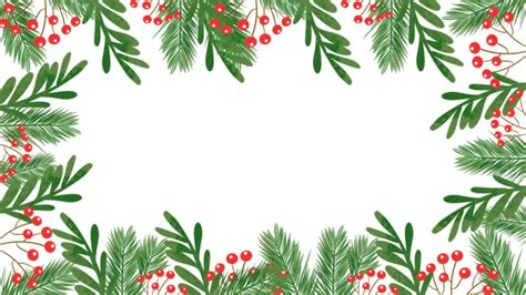 Christmas Poinsettia Floral Border Horizontal Drawing Cute Flowers, Christmas, Flowers ...