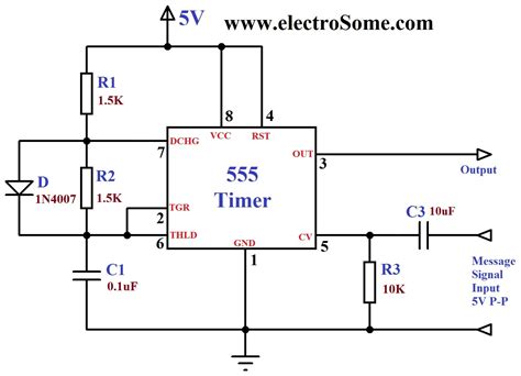 FM Generation using 555 Timer