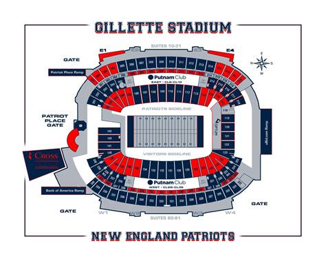 Gillette Stadium Concert Seating Chart