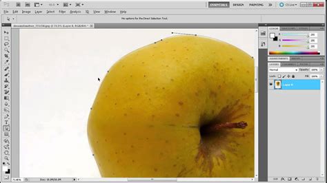 Photoshop Tutorial: Make Selection With the Pen Tool -HD- - YouTube