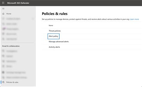 Microsoft 365 alert policies - Microsoft Purview (compliance ...